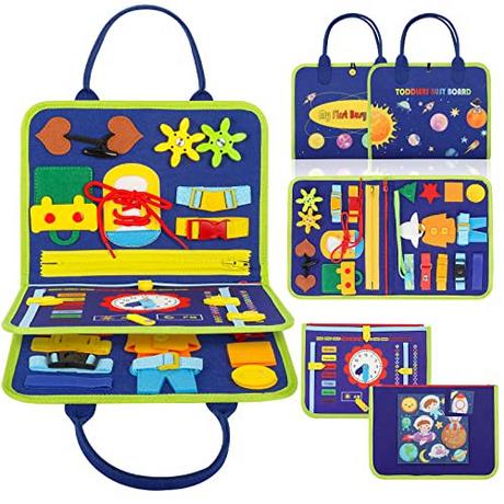 Activity-board  Jouet d'éveil pour les tout-petits, jouet d'éveil pour la motricité, jouet d'éveil pour les bébés, connaissances de base. 