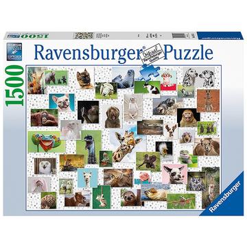 Puzzle Funny Animals Collage (1500Teile)