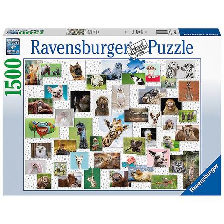 Ravensburger  Puzzle Funny Animals Collage (1500Teile) 