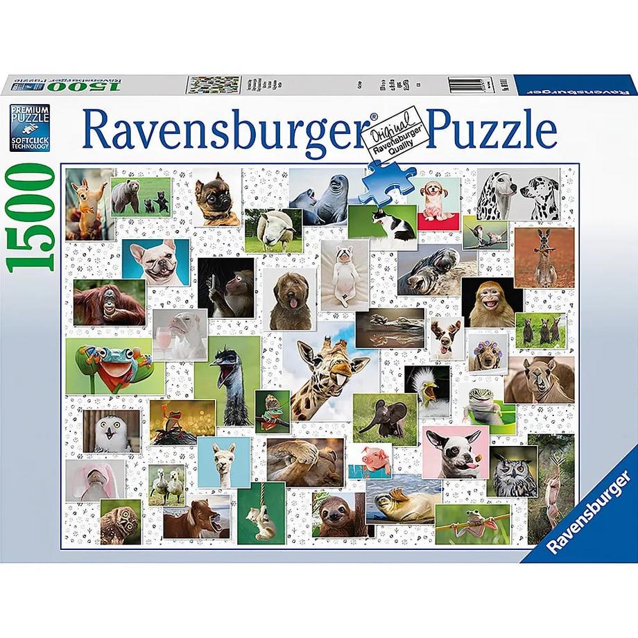 Puzzle Funny Animals Collage (1500Teile)