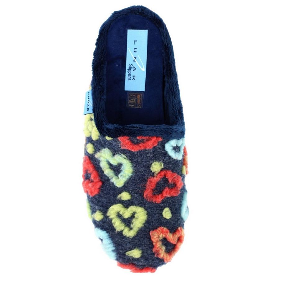 Lunar Herz-Muster Pantoffeln Pantoffeln 