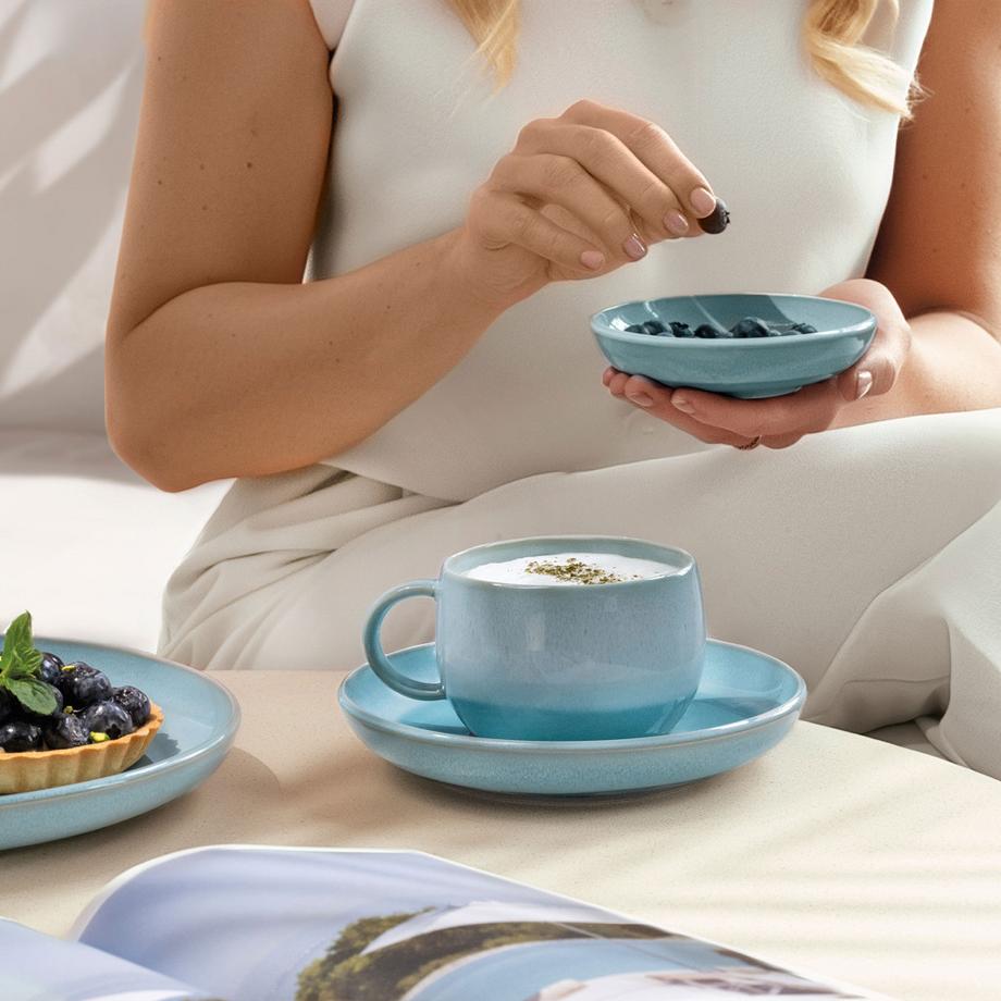 like. by Villeroy & Boch Tasse a café Perlemor Aqua  