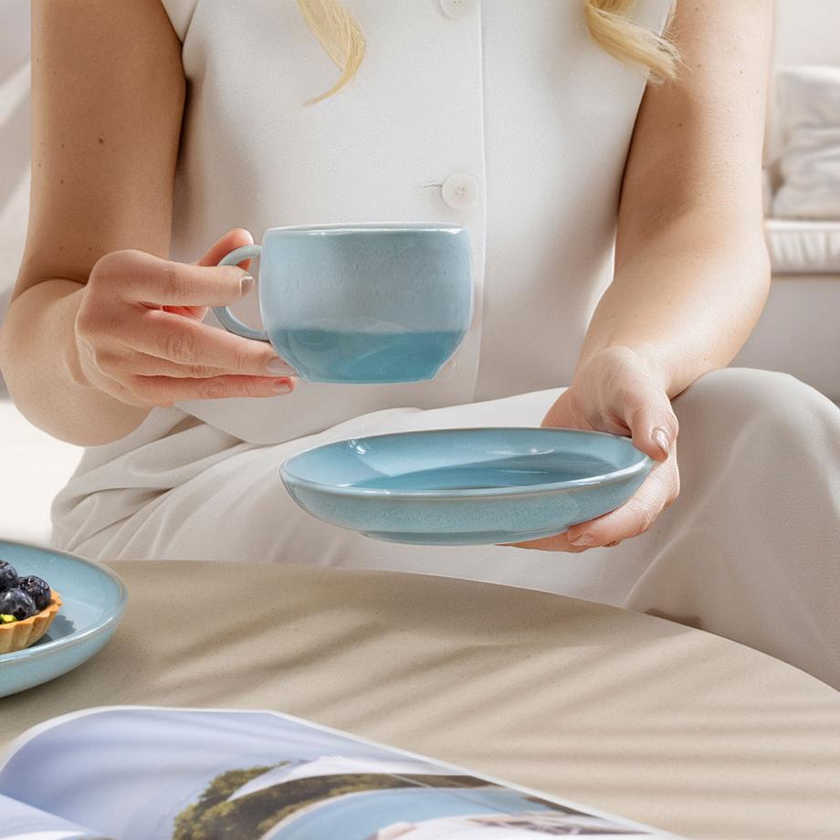 like. by Villeroy & Boch Tasse a café Perlemor Aqua  