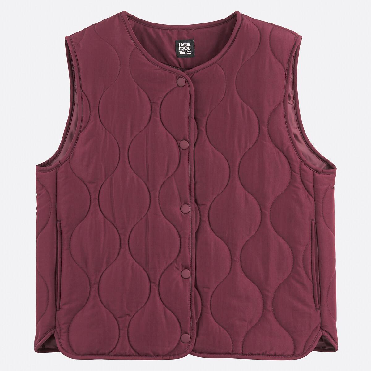 La Redoute Collections Steppgilet mit Druckknöpfen  