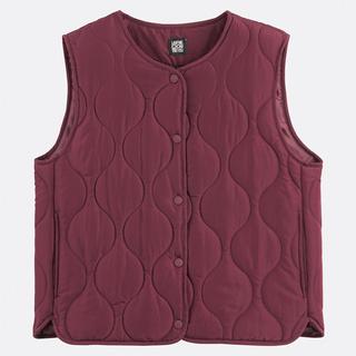 La Redoute Collections Steppgilet mit Druckknöpfen  