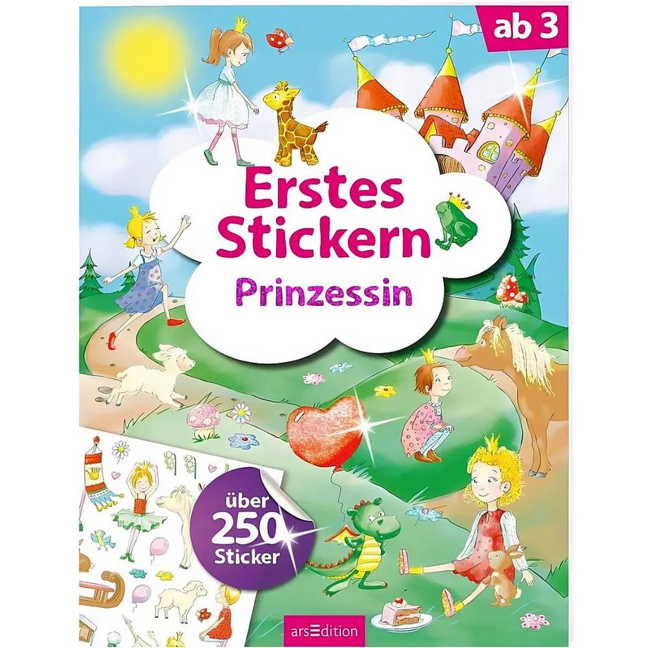 ARS EDITION  Erstes Stickern - Prinzessin 