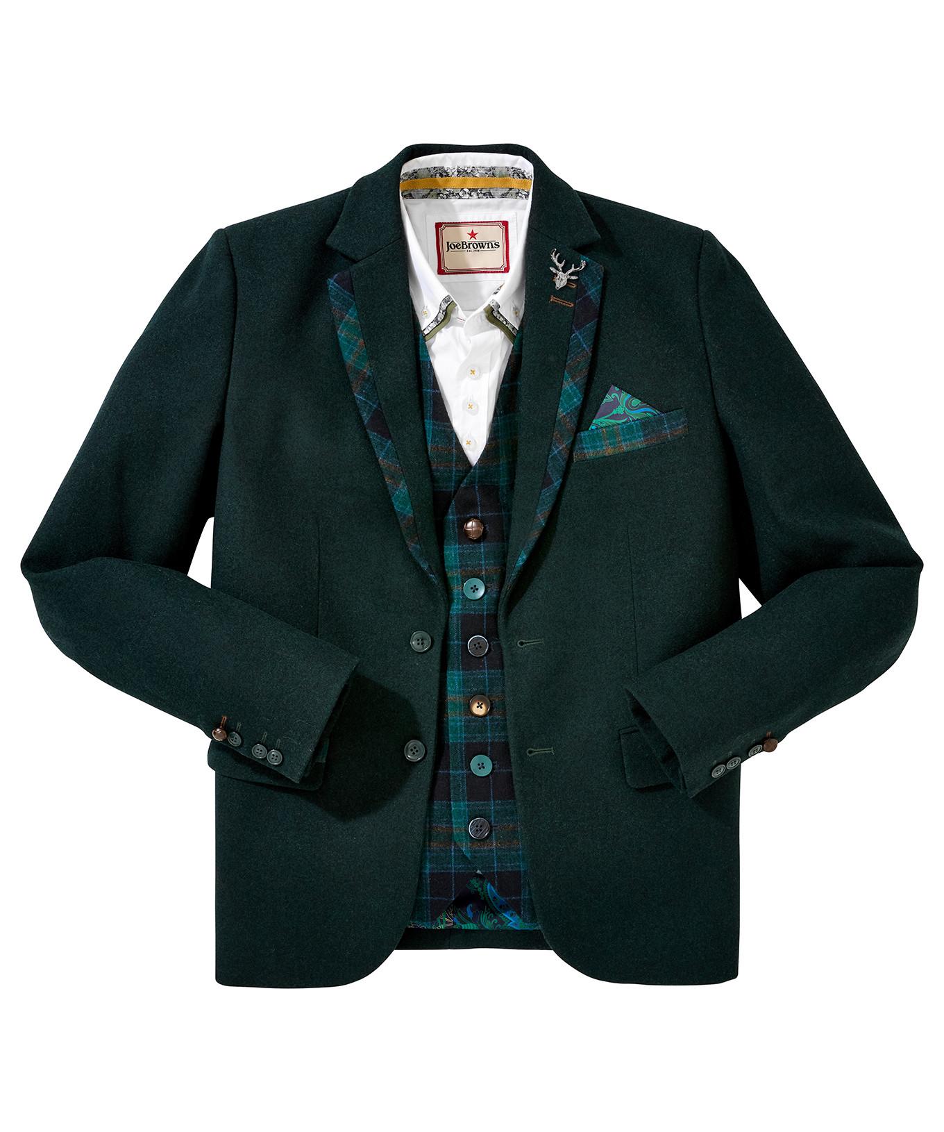 Joe Browns Blazer mit Karomuster Details  
