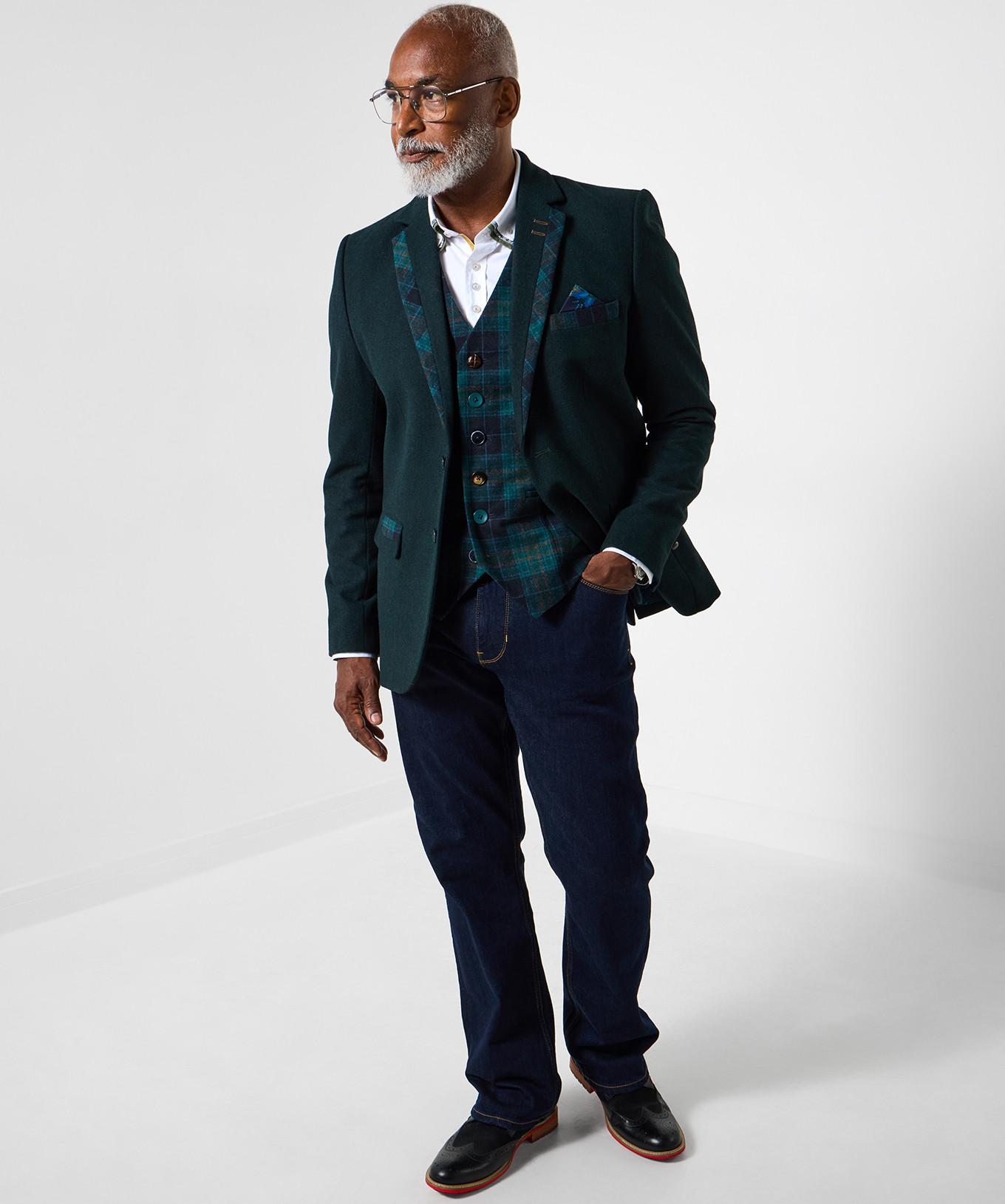 Joe Browns Blazer mit Karomuster Details  