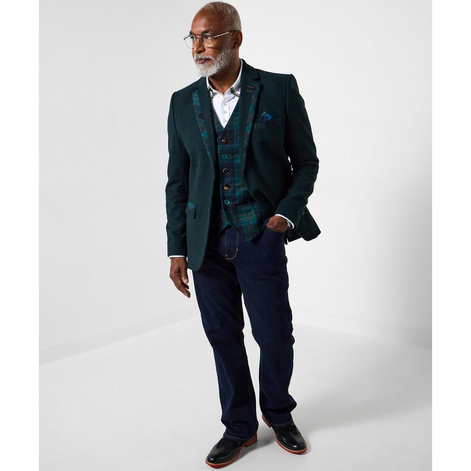 Joe Browns Blazer mit Karomuster Details  