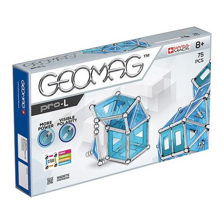 Geomag  Geomag Pro-L 75 pcs jeu à  aimant néodyme 75 pièce(s) Multicolore 