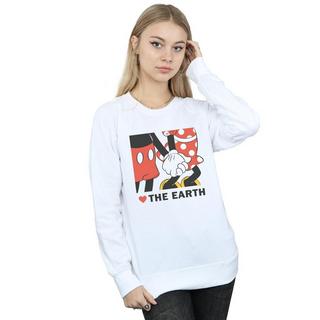 Disney  Mickey Mouse Heart The Earth Sweatshirt 