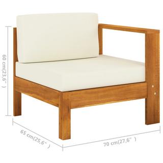 VidaXL Mittelsofa akazienholz  