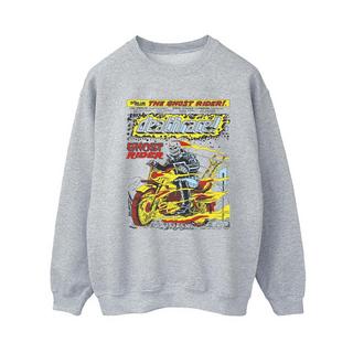 MARVEL  Ghost Rider Chest Deathrace Sweatshirt 