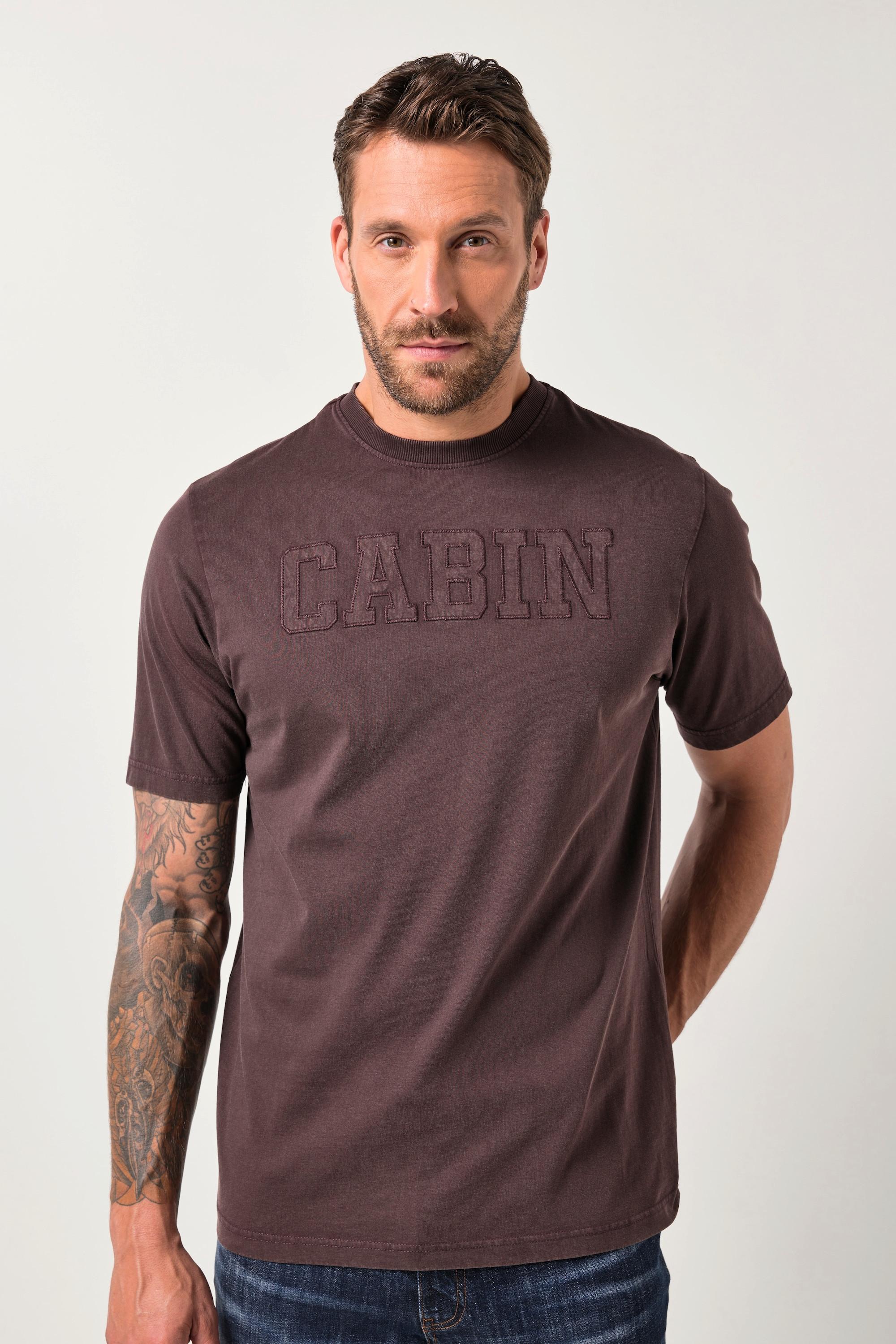 JP1880 Halbarm Badges Vintage Look T-Shirt  