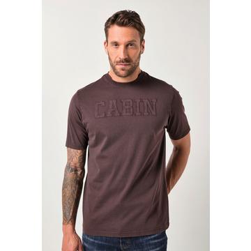 T-Shirt, Halbarm, Badges, Vintage Look