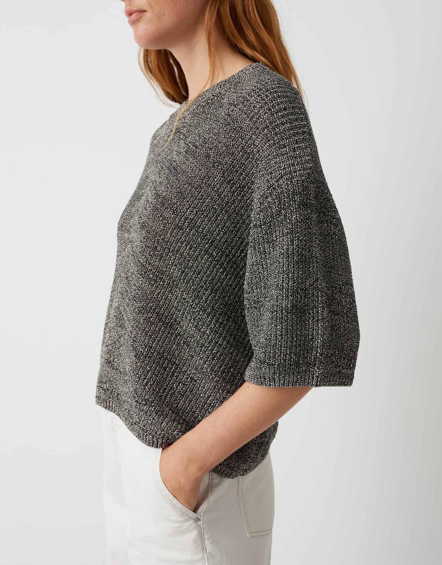 OPUS  Strickpullover Paudie O-Form 