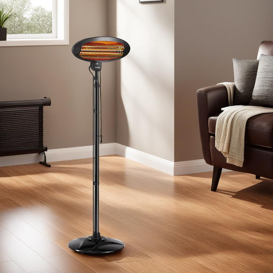 Tectake Faro a raggi infrarossi Solaris Monolith 3 livelli di potenza: 650, 1300 e 2000 W  