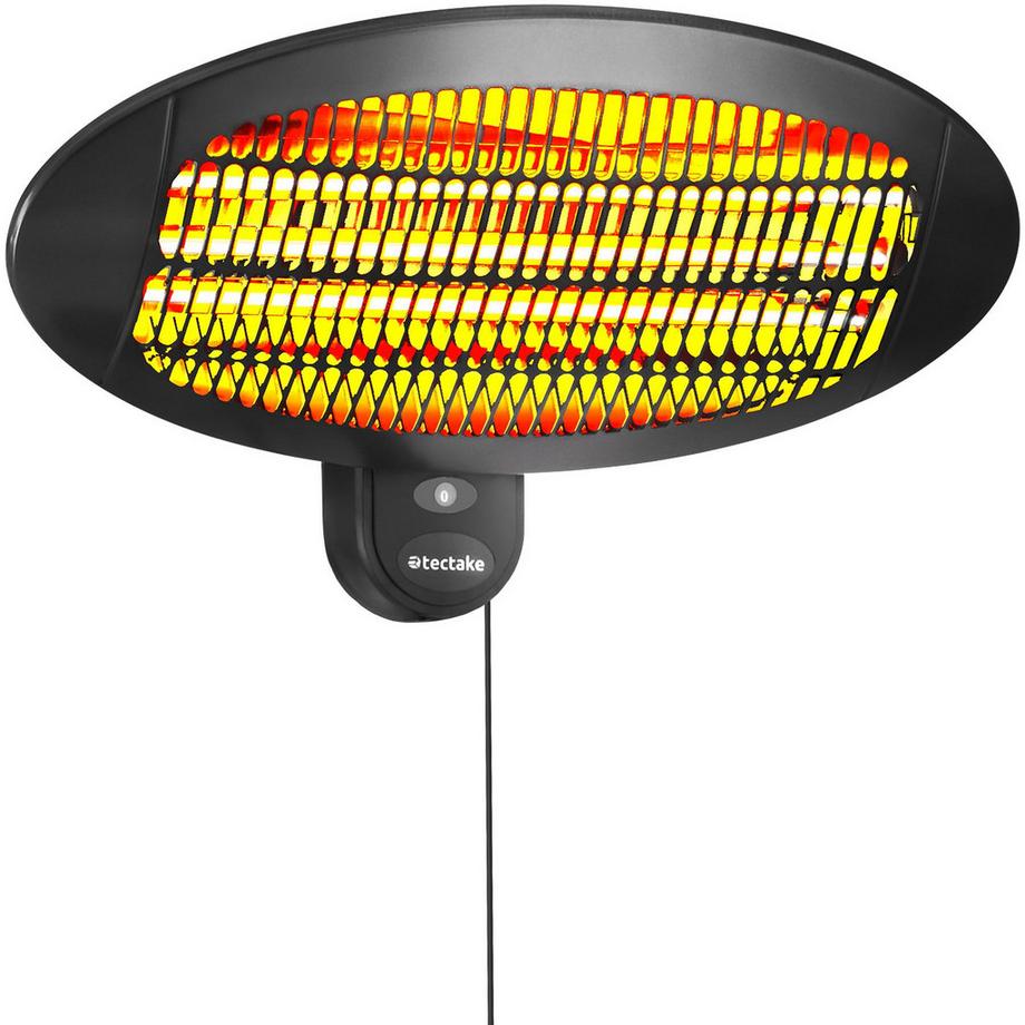 Tectake Faro a raggi infrarossi Solaris Monolith 3 livelli di potenza: 650, 1300 e 2000 W  