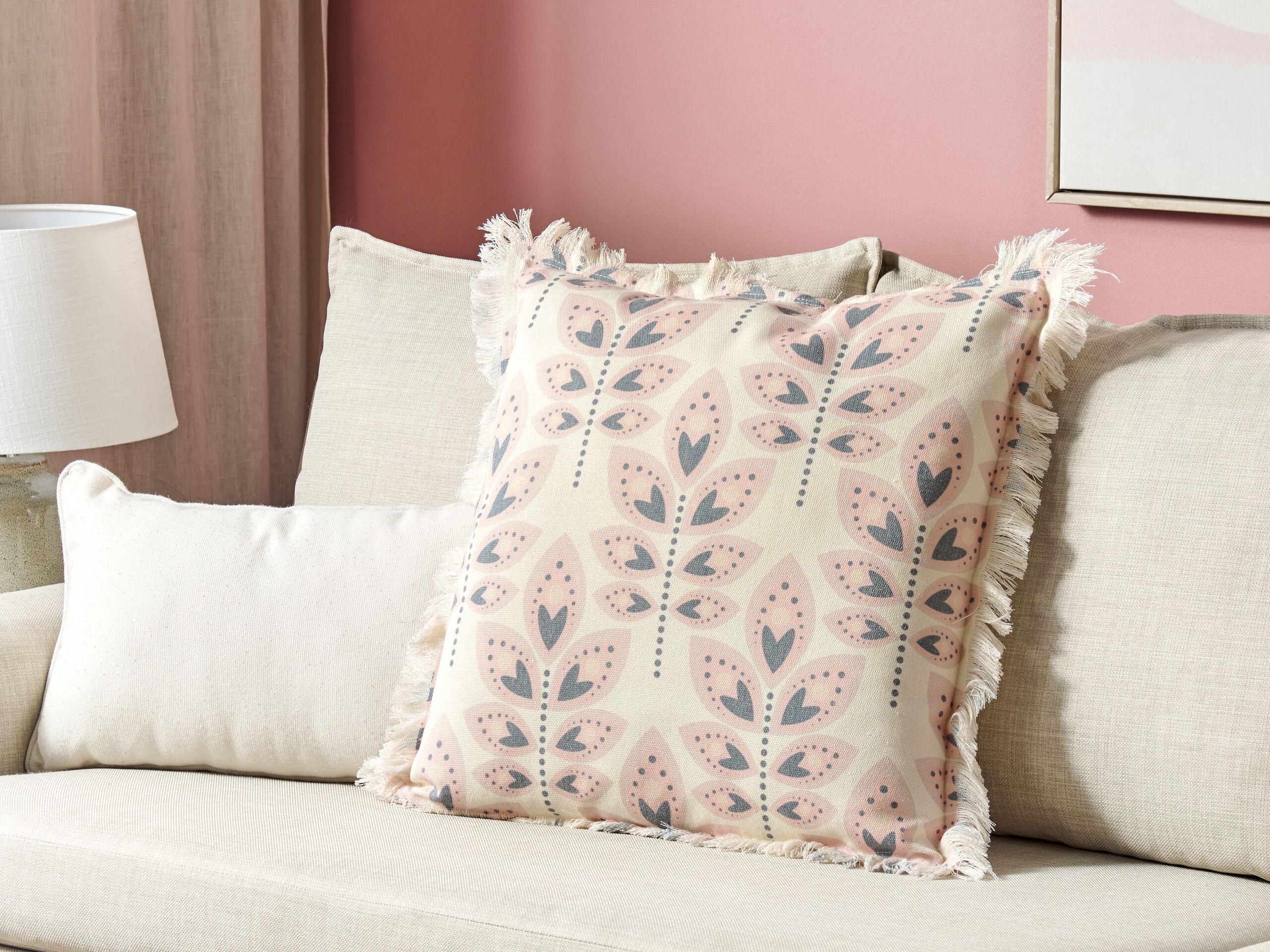 Beliani Dekokissen aus Baumwolle Modern RUDBECKIA  