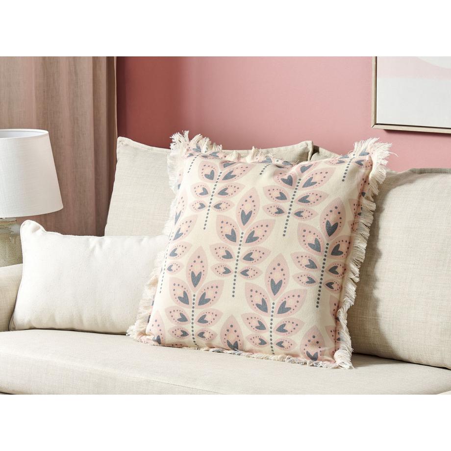 Beliani Cuscino decorativo en Cotone Moderno RUDBECKIA  