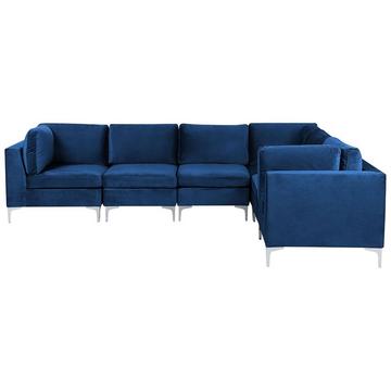 Canapé d'angle en Velours Moderne EVJA