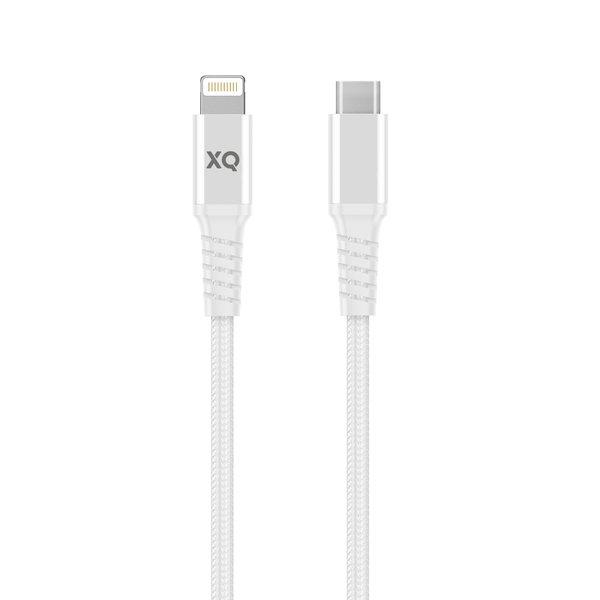 xqisit  Extra Strong 2m USB-C 3.0/ Lightning Bianco 