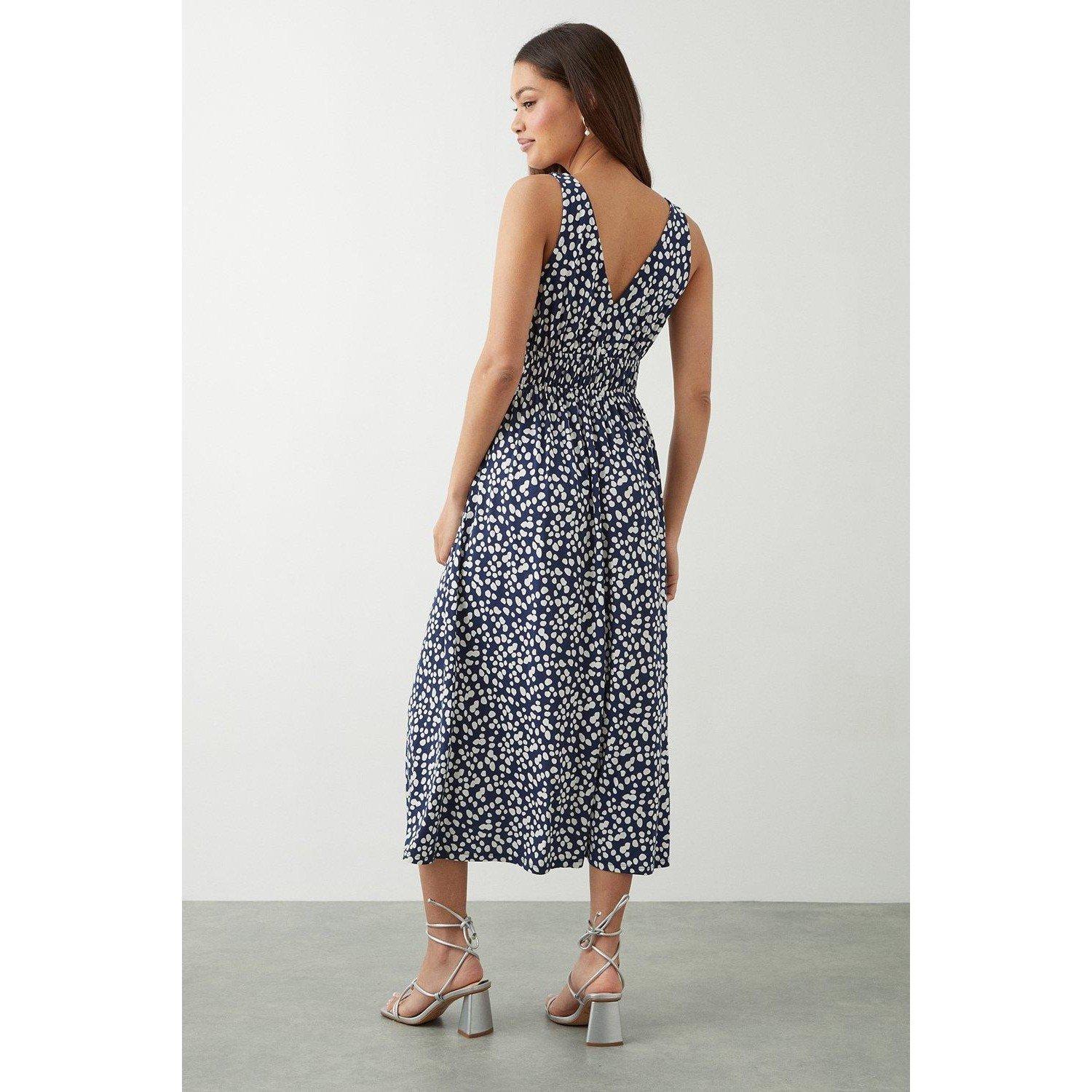 Dorothy Perkins Ärmelloses Midikleid vorne gebunden  