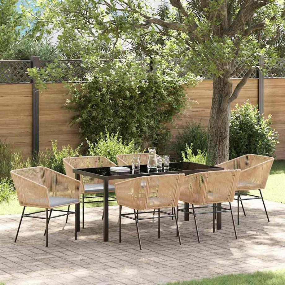 VidaXL Garten essgruppe poly-rattan  