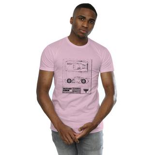 Disney  Cars Jackson Storm Blueprint TShirt 