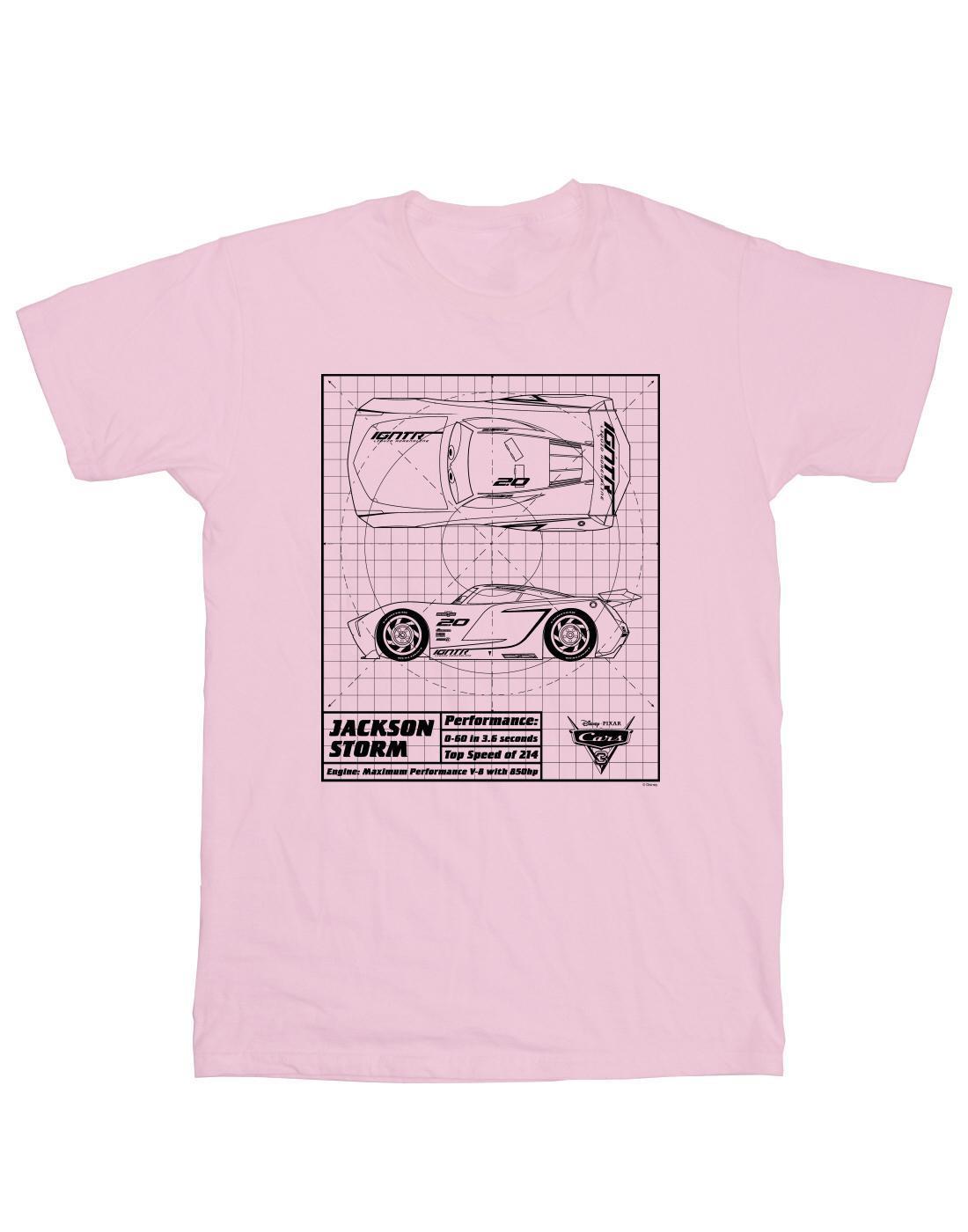 Disney  Cars Jackson Storm Blueprint TShirt 