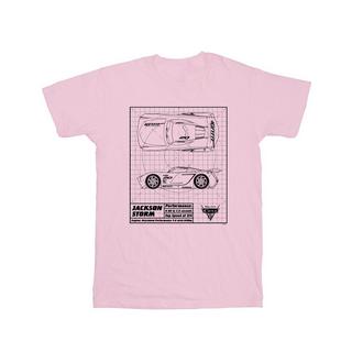 Disney  Cars Jackson Storm Blueprint TShirt 