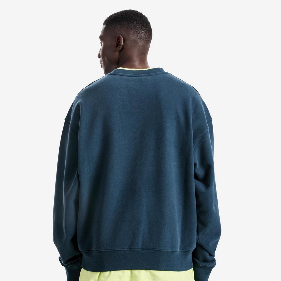 DECATHLON  Sweatshirt Rundhals Oversize , Elementals, dunkelgrün 