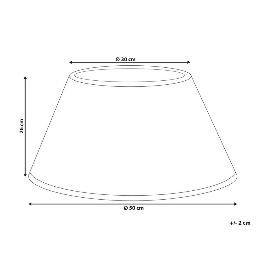 Beliani  Weihnachtsbaumkragen aus Rattan Boho CHANT 