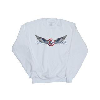MARVEL  Falcon And The Winter Soldier Captain America Logo Sweatshirt 