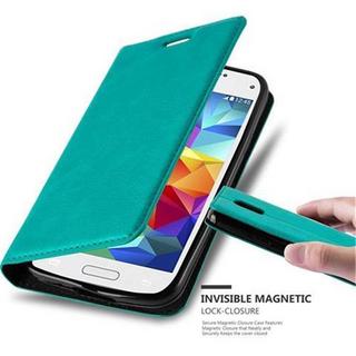 Cadorabo  Housse compatible avec Samsung Galaxy S5 MINI / S5 MINI DUOS - Coque de protection avec fermeture magnétique, fonction de support et compartiment pour carte 