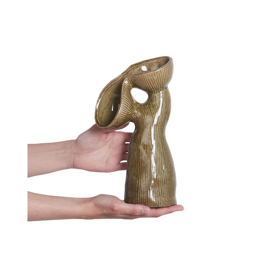 Beliani Vaso da fiori en Gres porcellanato Moderno CALAMUS  