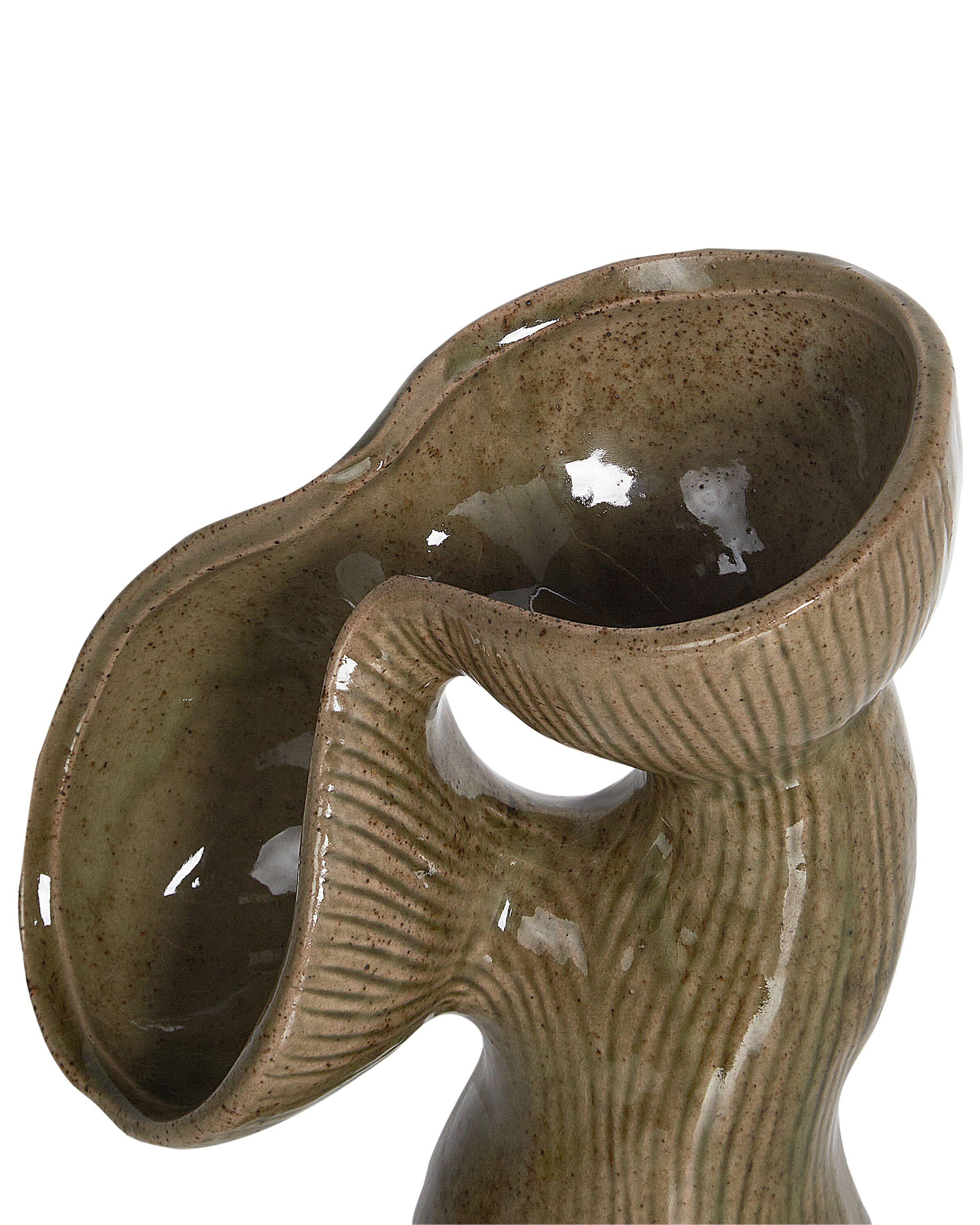 Beliani Vaso da fiori en Gres porcellanato Moderno CALAMUS  