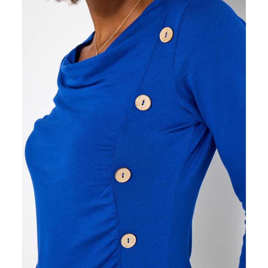 Joe Browns Maglia a maniche lunghe tinta unita con dettagli a bottoni  