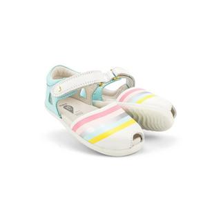 BOBUX  Baby Sandale Twist silver rainbow 