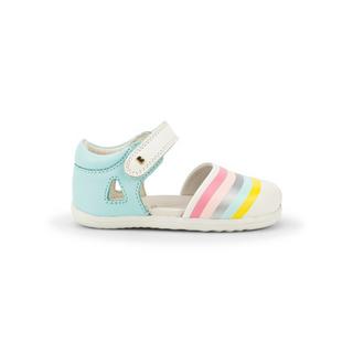 BOBUX  Baby Sandale Twist silver rainbow 