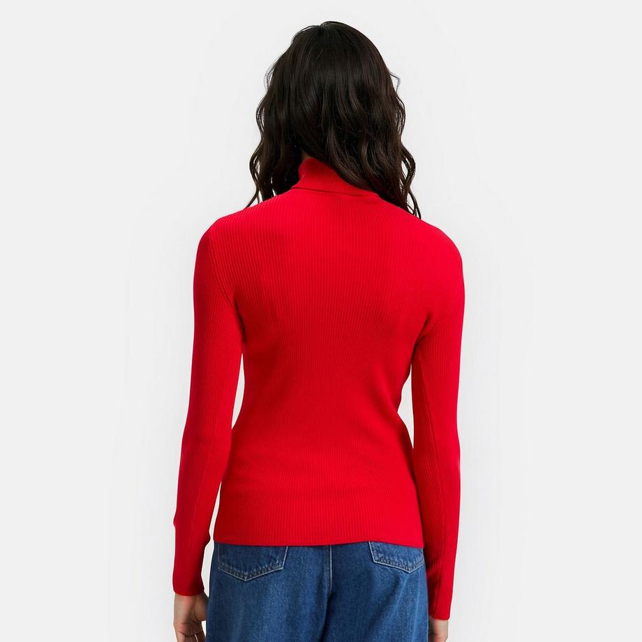 La Redoute Collections Pull col roulé en fine maille  