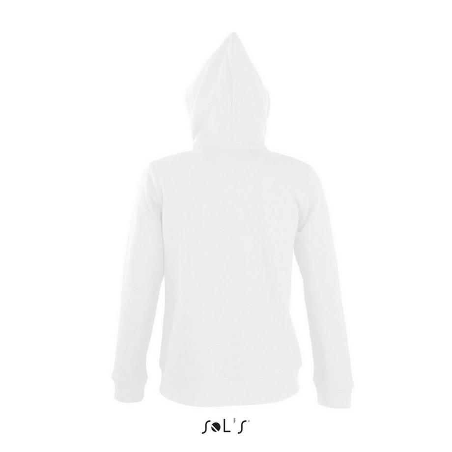 SOLS Soul Felpa con Cappuccio Zip Bicolore  