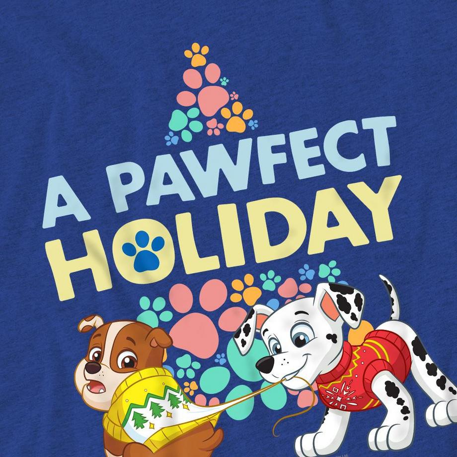 PAW PATROL A Pawfect Holiday T-Shirt Design Natalizio  