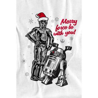 STAR WARS  Merry Christmas Droids TShirt 