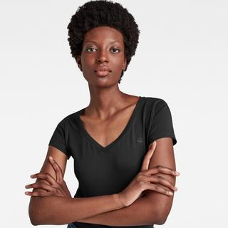 G-STAR Bae V-Neck Cap Sleeve T-Shirt Slim Fit  