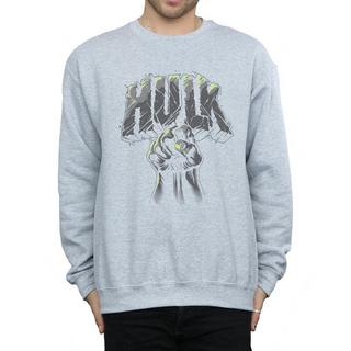 MARVEL  Hulk Punch Logo Sweatshirt 