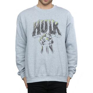 MARVEL Hulk Poing Col Rond Sweatshirt  