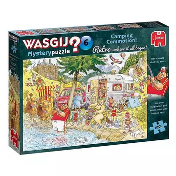 Wasgij Retro Mystery 6 - Camping-Wahnsinn! - 1000 Teile
