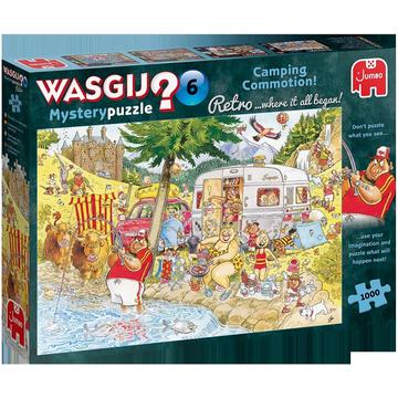 Jumbo Puzzle Wasgij Retro Mystery 6 Ärger auf dem Campingplatz! 1000 Stück