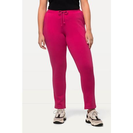 Ulla Popken  Pantalon en molleton. Intérieur doux et confortable. Taille élastique 